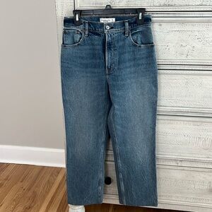 Ultra high rise straight Jean